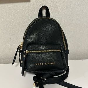 Perfect condition Marc Jacob Mini Leather black backpack!